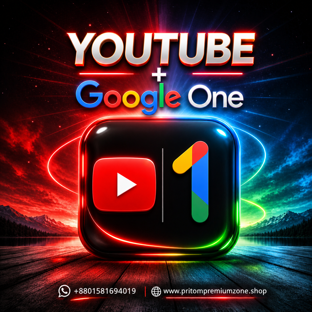 YouTube+Google One